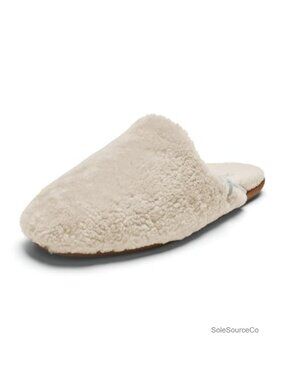 Genuine Shearling Fleece-Lined House Slippers for Women, Plush Warm Comfy